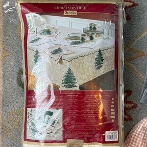 Spode Christmas Tree Tablecloth - 60” x 144” NWT